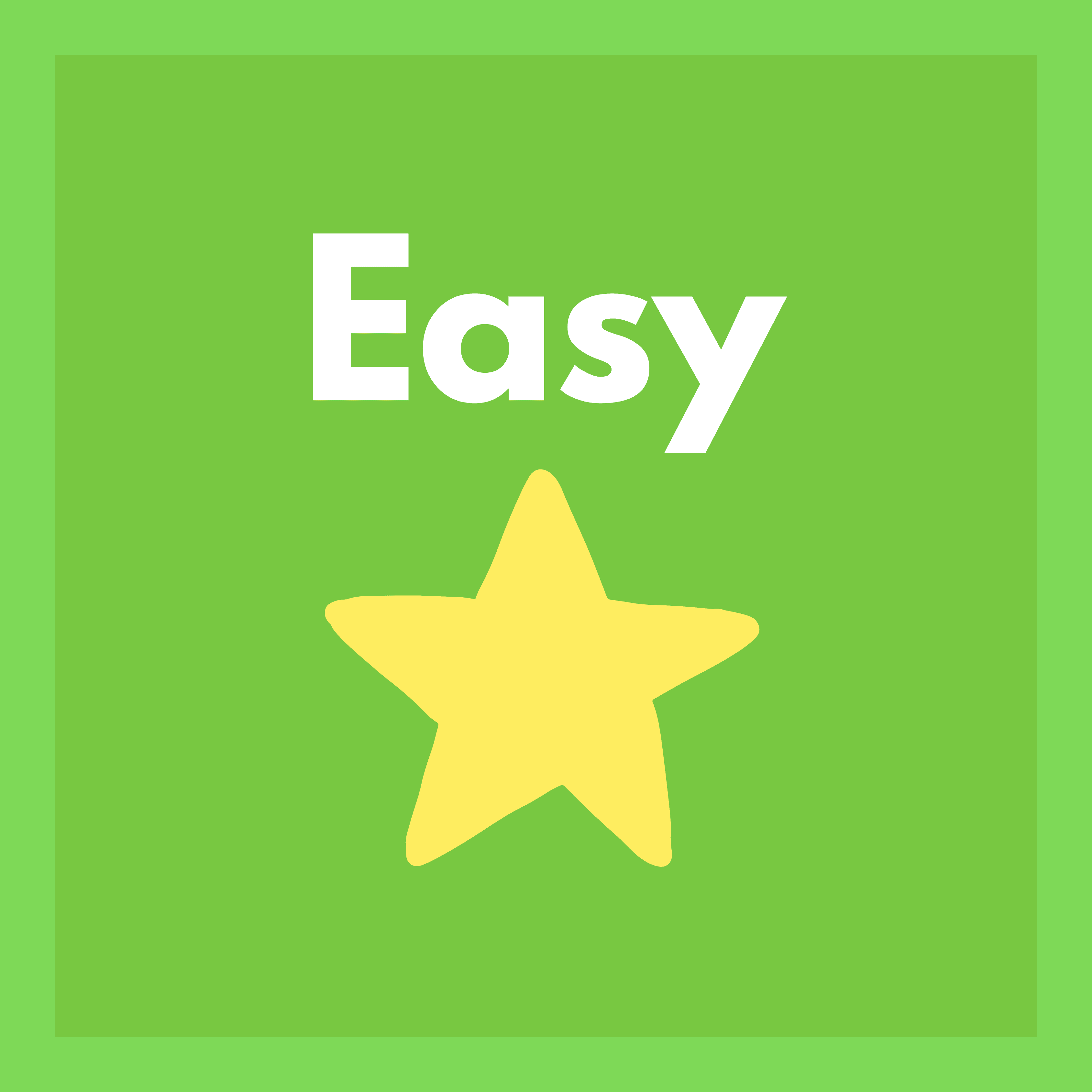 Easy difficulty level