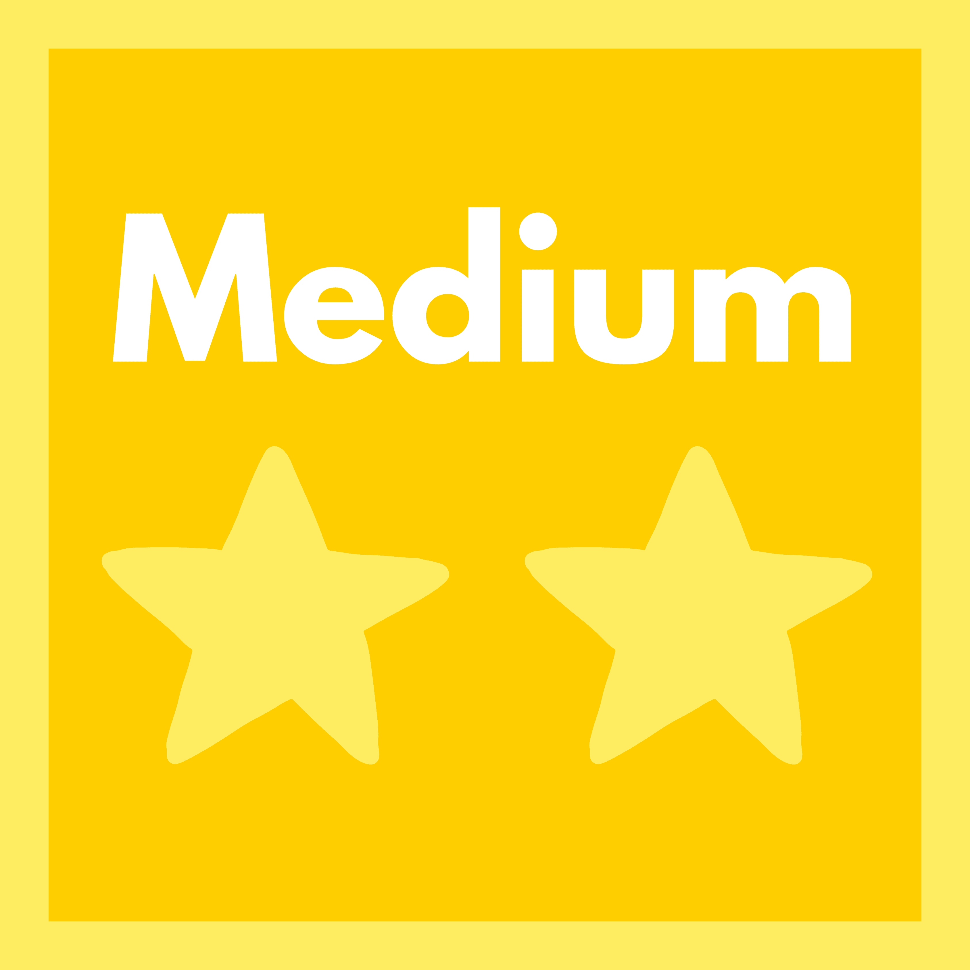 Medium difficulty level