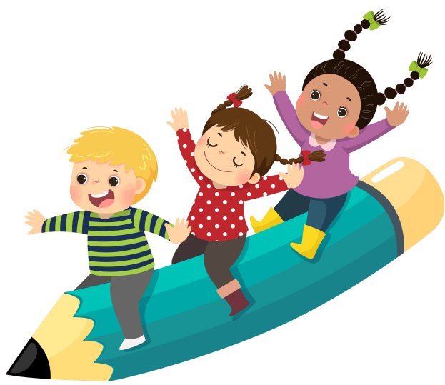 Kids having fun and learning